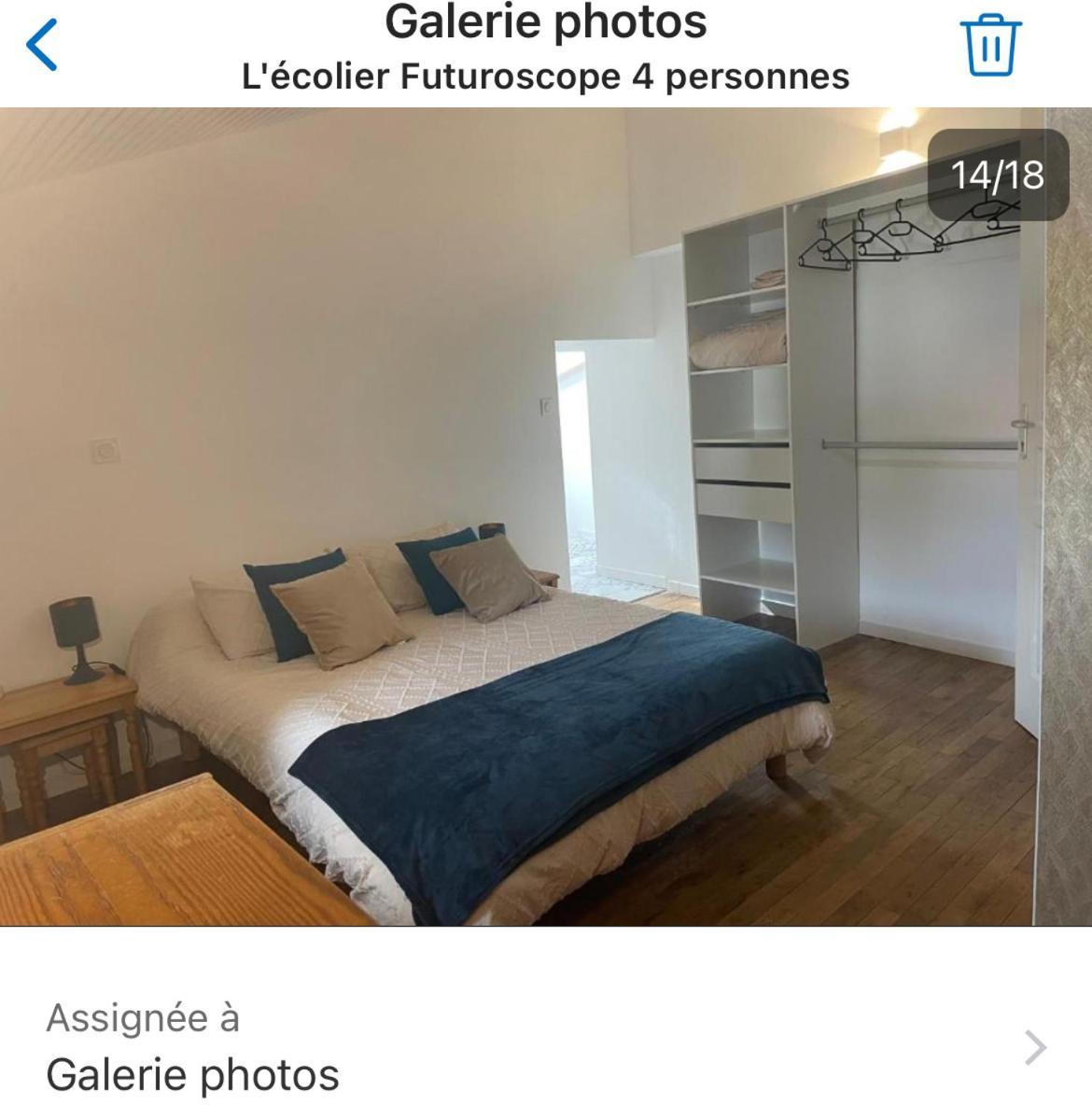 L'Ecolier Futuroscope 4 Personnes Lägenhet Beaumont  Exteriör bild