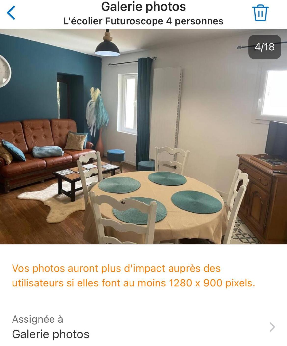 L'Ecolier Futuroscope 4 Personnes Lägenhet Beaumont  Exteriör bild